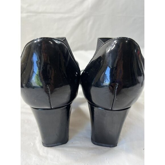 Stuart Weitzman Midexter Stretch Strappy Low-Heel Sandal Black 7.5 - Picture 7 of 14